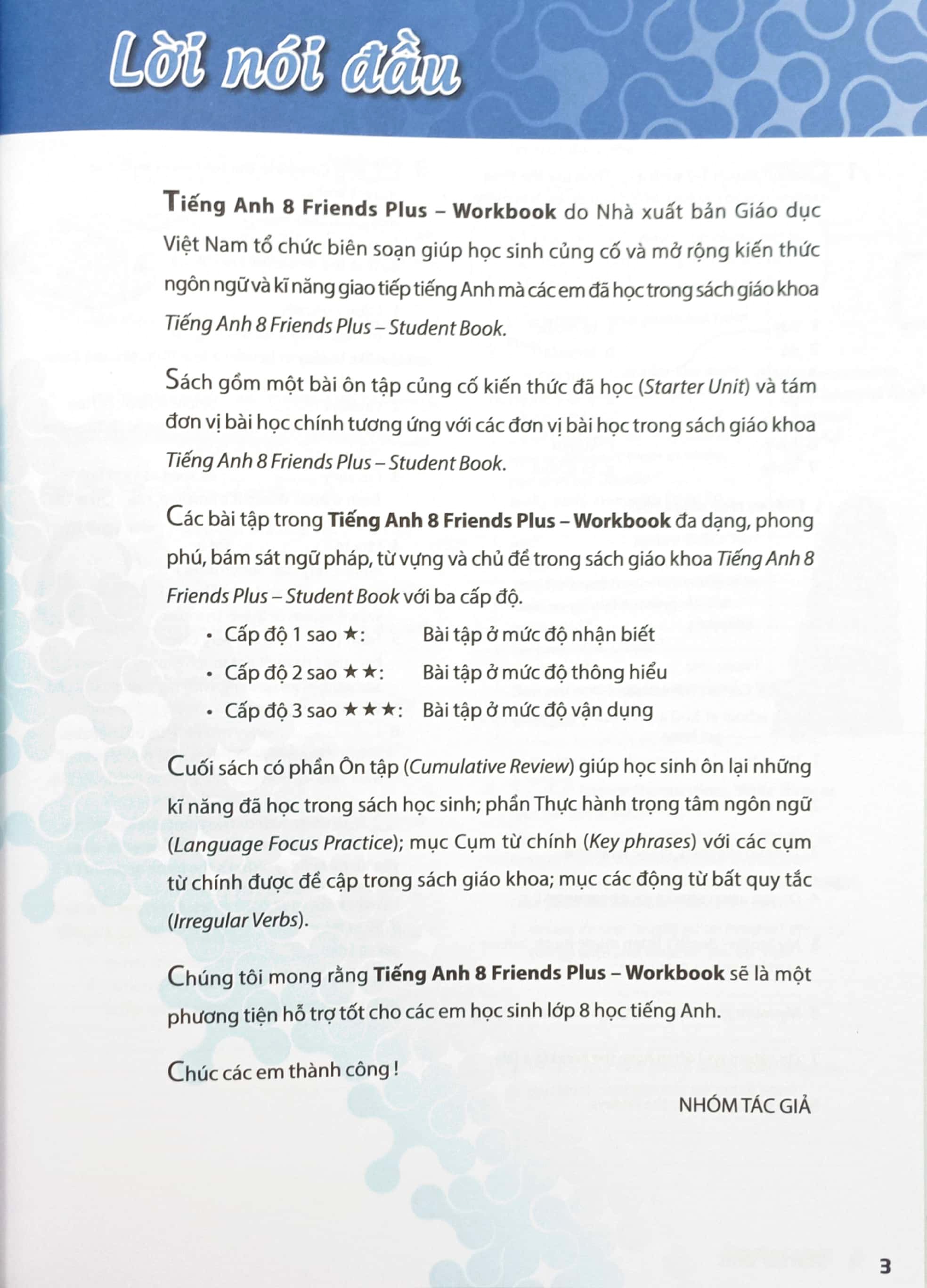 Tiếng Anh 8 Friends Plus - Workbook (2023)