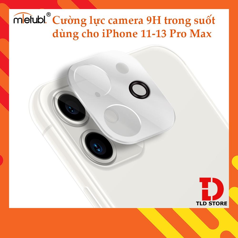 Kính cường lực Camera cho iPhone 11 12 13 Pro Max Mini độ cứng 9H trong suốt