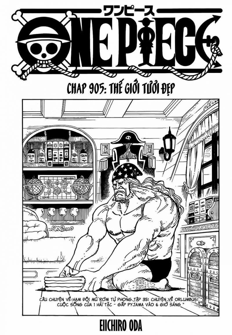 đảo hải tặc - one piece chapter 905 1
