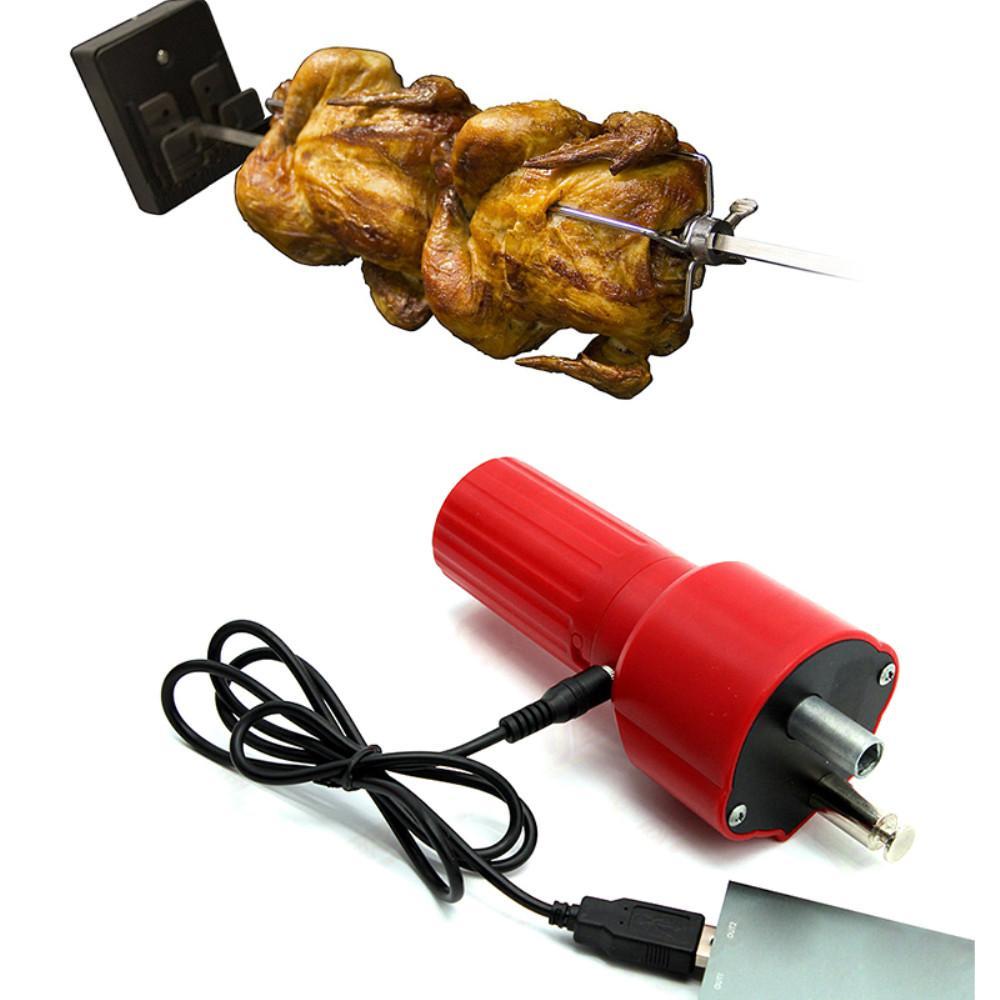 2 x 5VElectric Rotating Motor Barbecue Rotisserie Motor 4.2RPM
