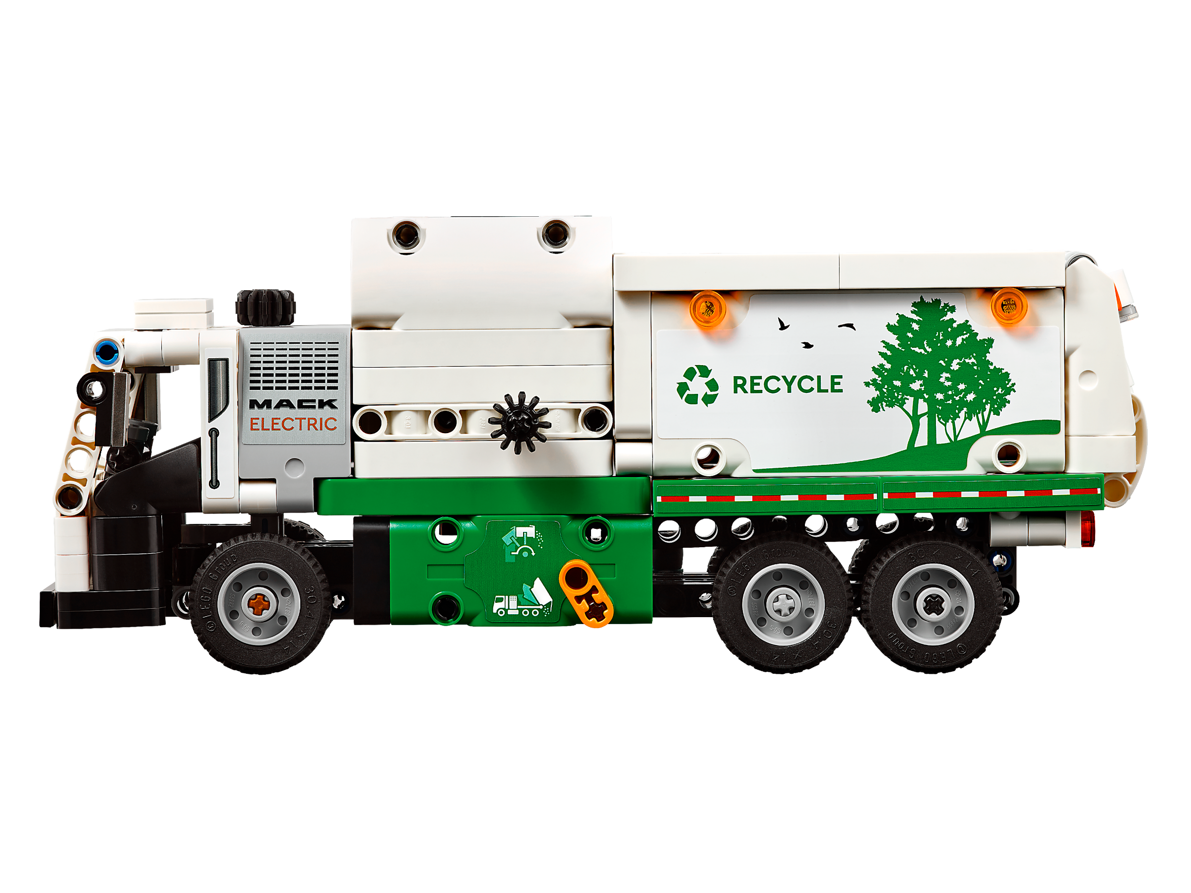Đồ Chơi Lắp Ráp Xe Tải Rác Điện Mack LR - Mack LR Electric Garbage Truck - Lego Technic 42167 (503 Mảnh Ghép)