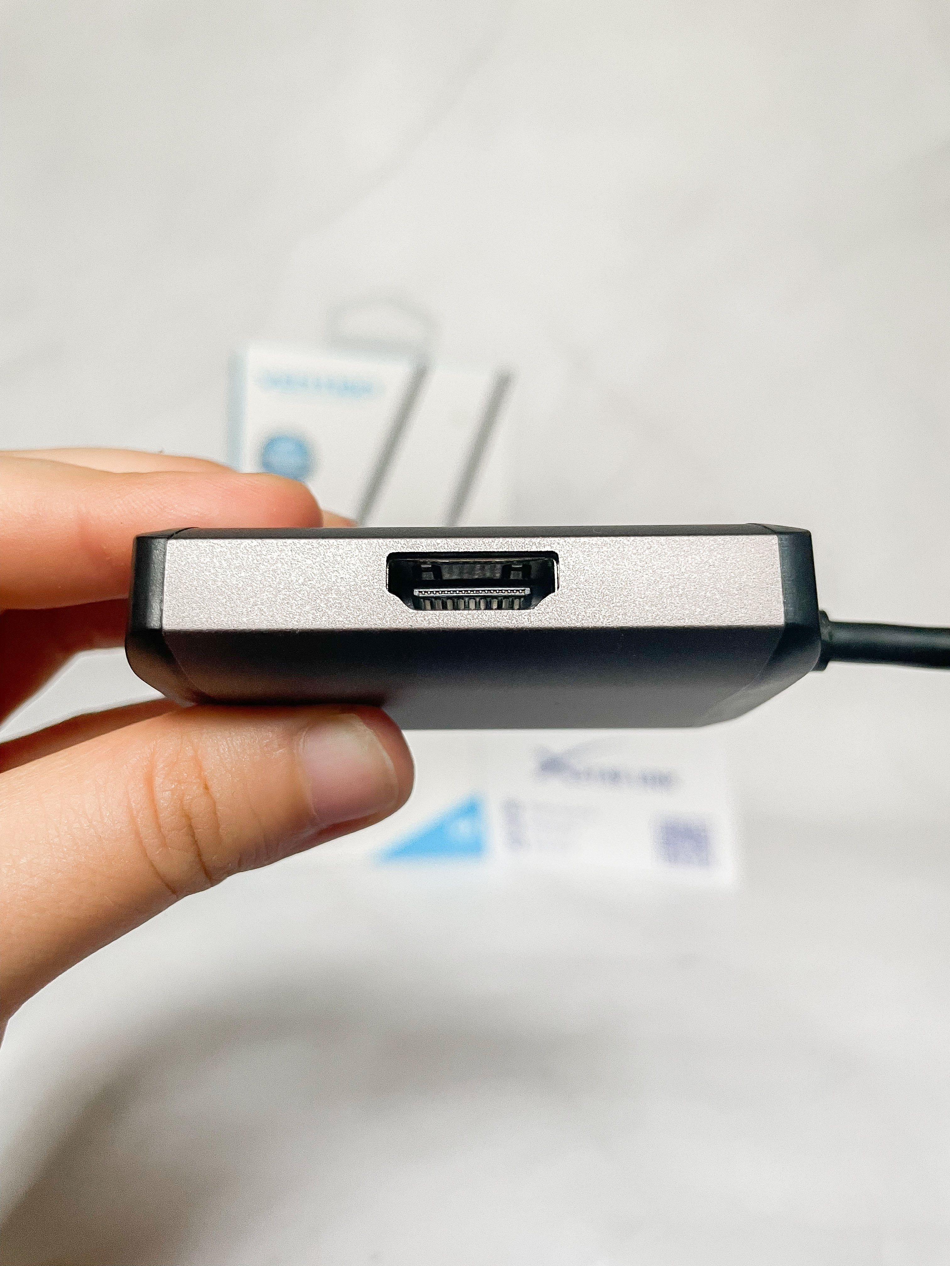 Cáp chuyển USB Type C to HDMI + VGA + USB + PD Vention TFAHB - Hàng chính hãng