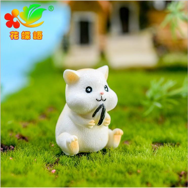 Combo 04 chú Hamster dễ thương trang trí tiểu cảnh, thủy sinh, DIY