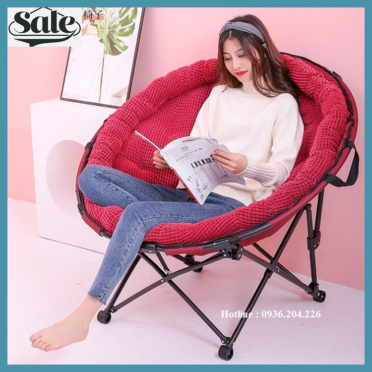 Ghế lười nằm thư giãn PAPASAN, đệm dày êm ái, gấp gọn dễ dàng, khung thép chắc chắn - BH 24 tháng - RE0756