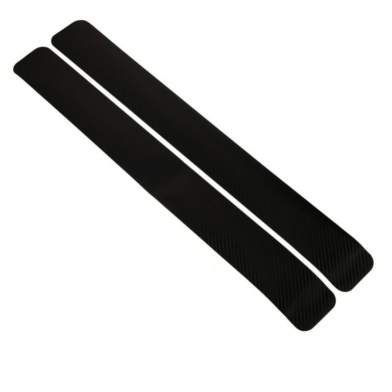 Bộ 4 Miếng Dán Bảo Vệ Chống Trầy Xước Cửa Xe Hơi 3D Bằng Sợi Carbon Kèm Lưỡi Gạt