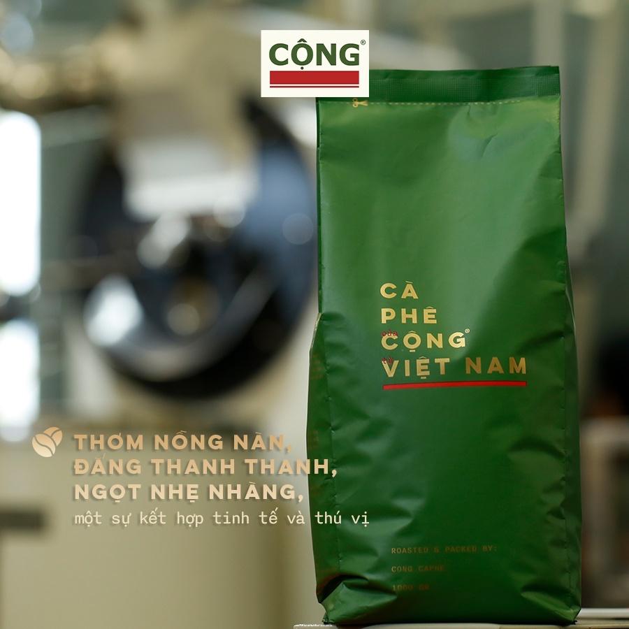 Cà phê bột rang xay Robusta Cộng Cà Phê 1kg