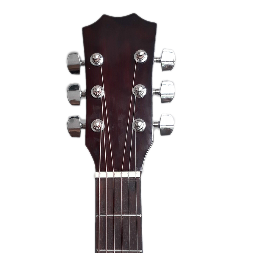 Đàn guitar acoustic DT70 màu vàng dáng A khuyết cần đàn có ty âm tốt ghitar đệm hát dành cho bạn mới tập Duy Guitar tặng 4 phụ kiện