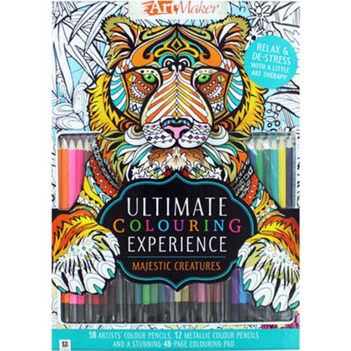 Ultimate Colouring Experience: Majestic Creatures Kit