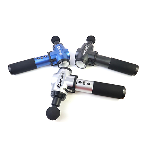 Máy  massage cầm tay 9 tốc độ trị đau nhức giãn cơ Fascial Gun BOOSTER E - 135W, 6 đầu