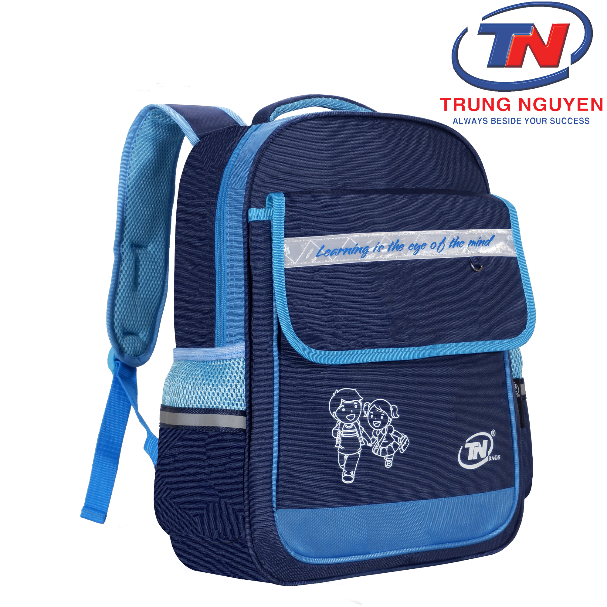 Balo siêu nhẹ cho học sinh tiểu học TN Bags TN.B 3014 balo đi học cho bé trai, bé gái