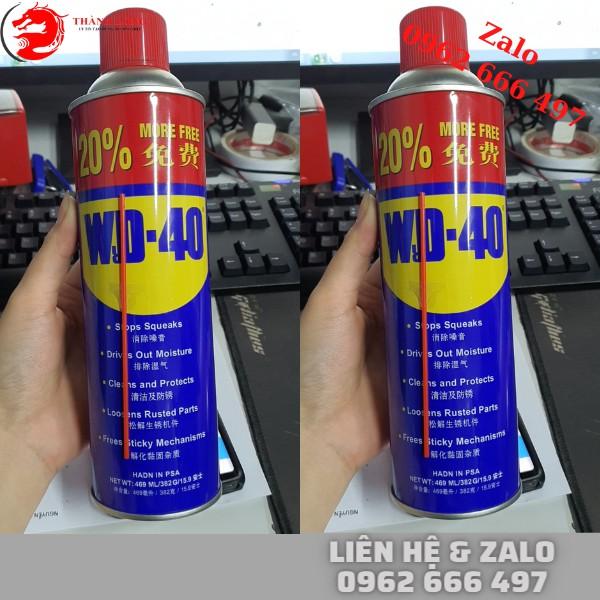 Chai xịt chống rỉ sét, bôi trơn WD-40