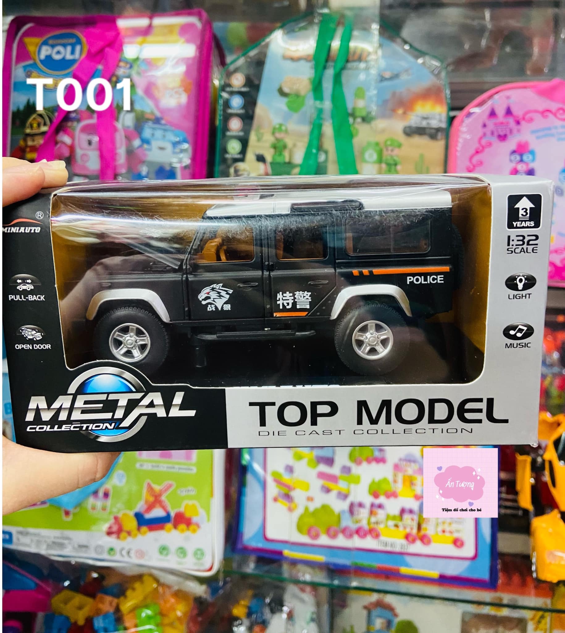 Xe mô hình 1:32 Jeep Wrangler Unlimited Rubicon hãng Double Horse