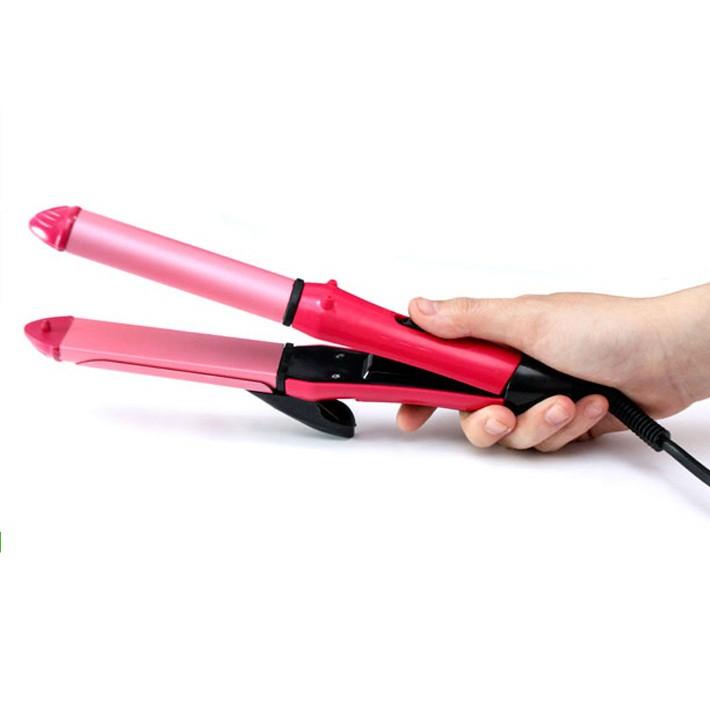 Máy uốn xoăn, duỗi thẳng 2 in 1 đa năng
