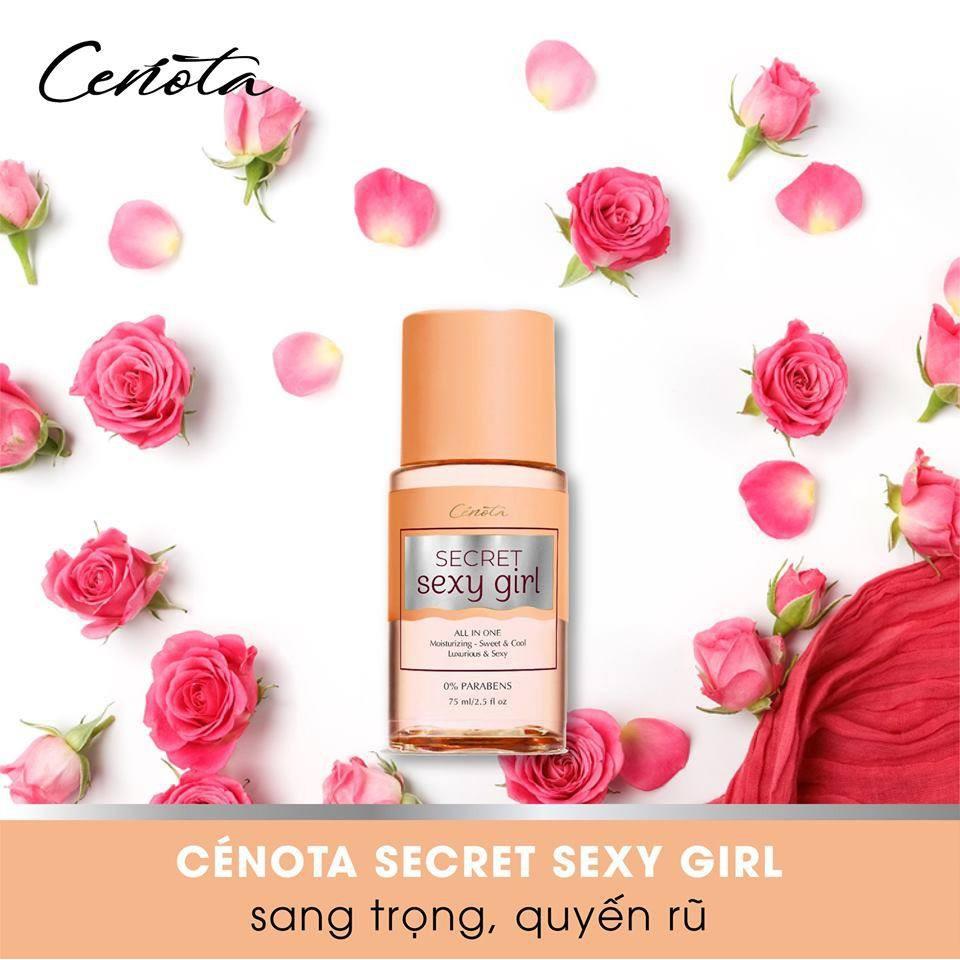 Nước hoa dưỡng thể Cenota Secret Sexy 75ml