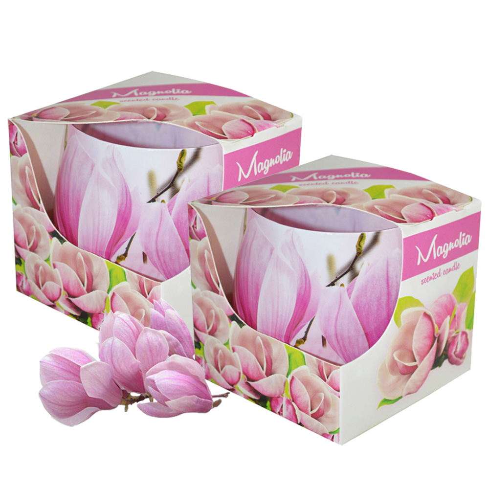 Combo 2 ly nến thơm tinh dầu Admit Magnolia 100g - hoa mộc lan, nến trang trí, thơm phòng, thư giãn, khử mùi