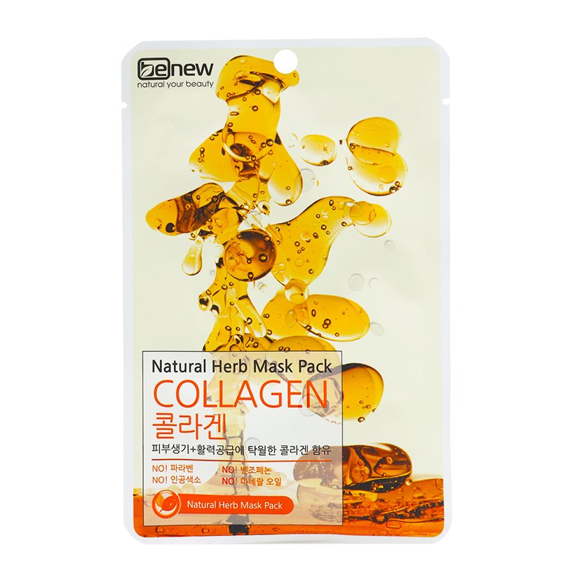 Bộ 10 miếng mặt nạ Collagen Benew sáng da giảm nhăn Hàn Quốc 22ml tặng kèm móc khoá