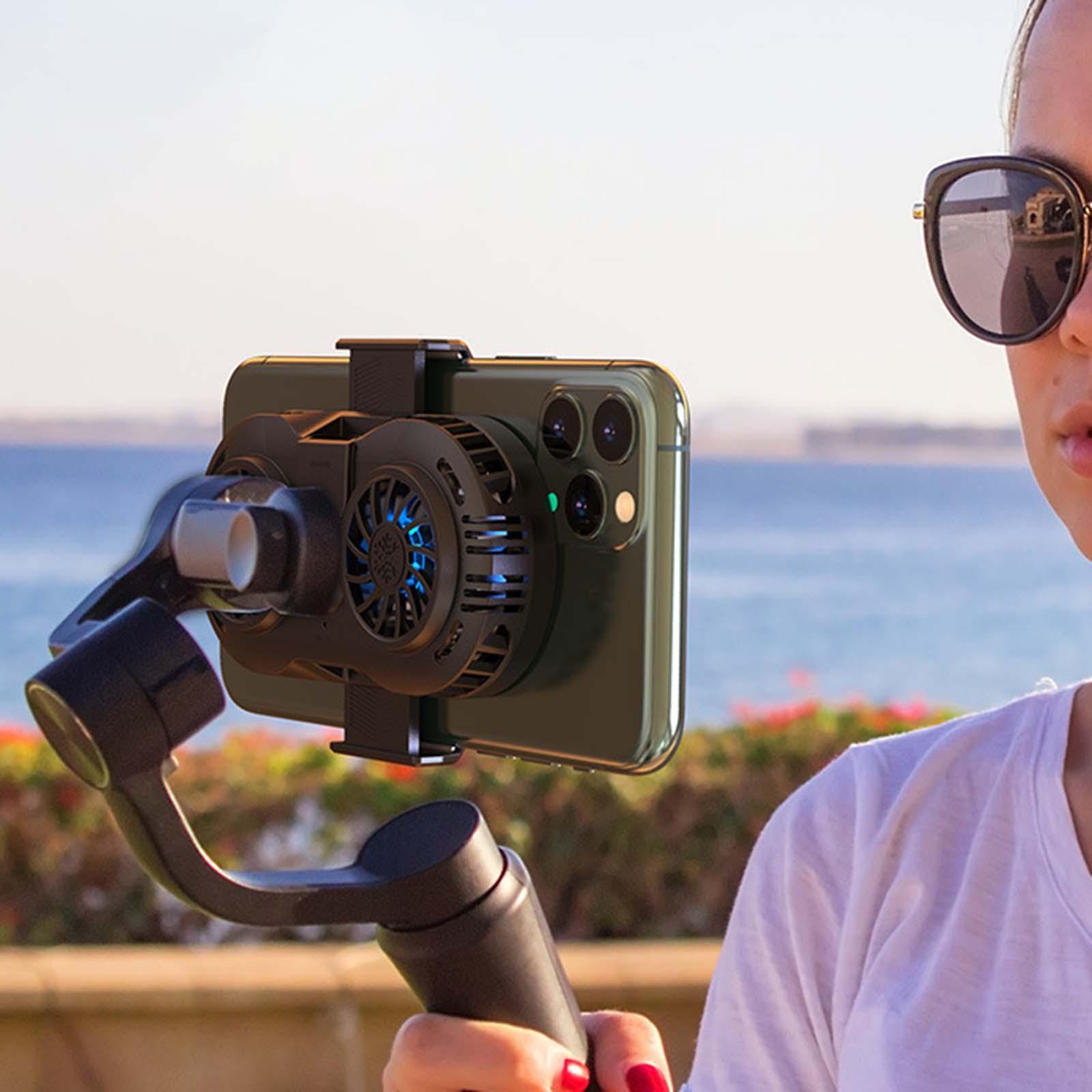 Mobile Phone  Gaming Phone Cooler Black