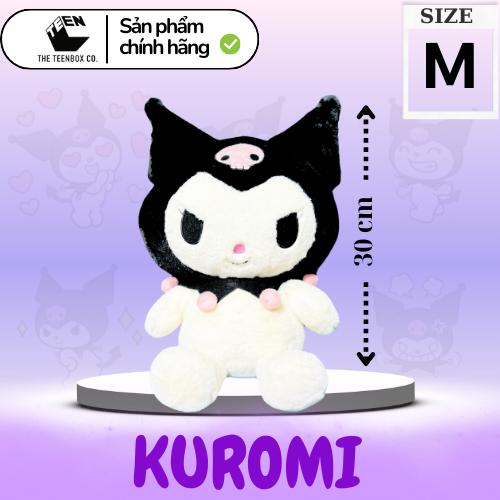 Gấu Bông Thỏ  Kuromi size M Cho Bé Cao Cấp, Thú nhồi bông màu tím Kuromi, Kuromi Nhồi Bông Đáng Yêu, Gấu bông Cao Cấp Mềm Mịn Size 30cm, Quà tặng đáng yêu - Sản phẩm chính hãng, Phân phối bởi Teenbox