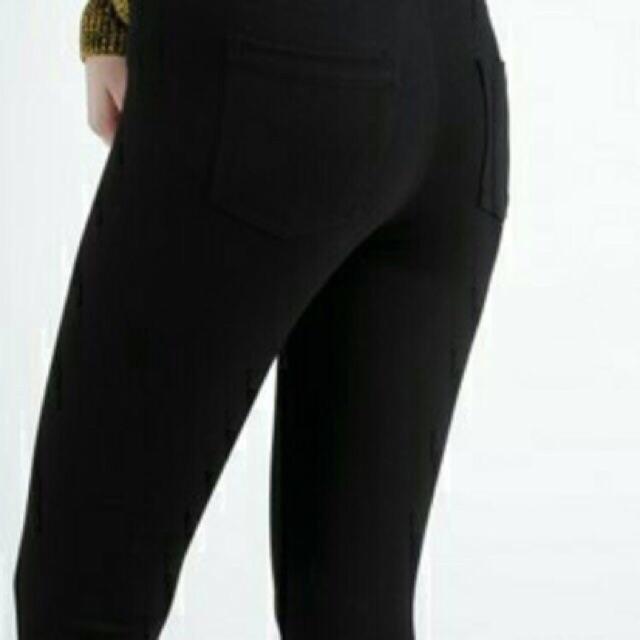 Quần legging nữ dài 4 túi dày dặn BIGSIZE, Quần legging dài nữ