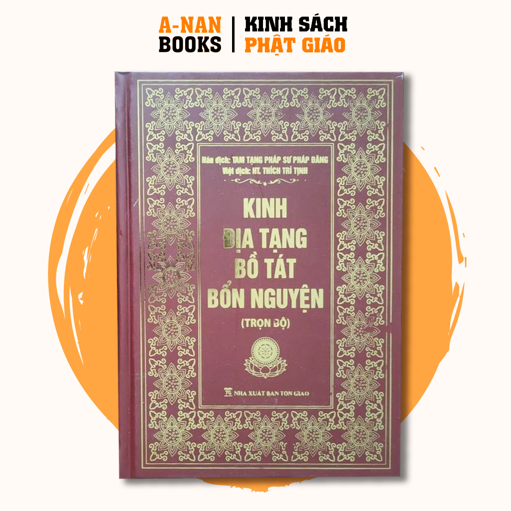 Sách - Kinh Địa Tạng Bồ Tát Bổn Nguyện Bìa Cứng - Anan Books