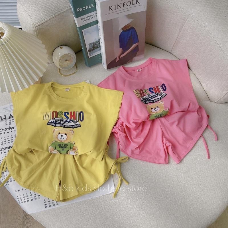 Bộ cộc tay Bé gái size đại️M0034️ Bộ quần áo bé gái từ 17-30kg, chất cotton 4 chiều mềm mịn thấm hút mồ hôi tốt