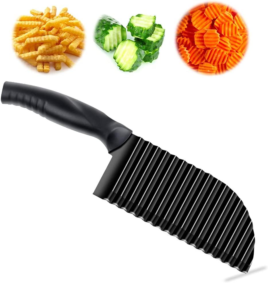 Máy cắt sóng, máy cắt khoai tây, khoai tây chiên, thép không gỉ crinkle, dao kéo, dao trục cho rau, cà rốt, hành tây, trái cây