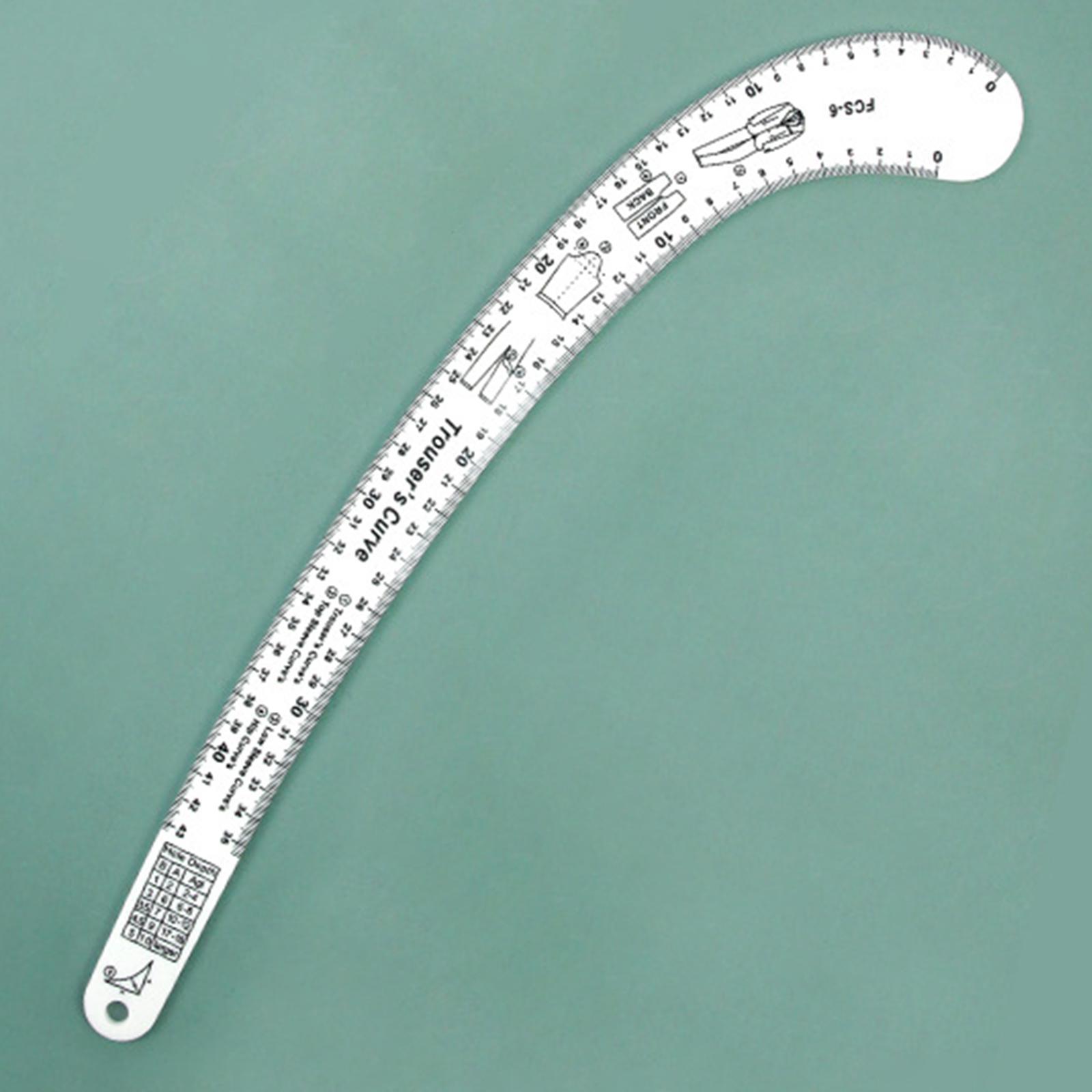 2x French Curve Ruler Metric Clothes  Making Sewing Ruler