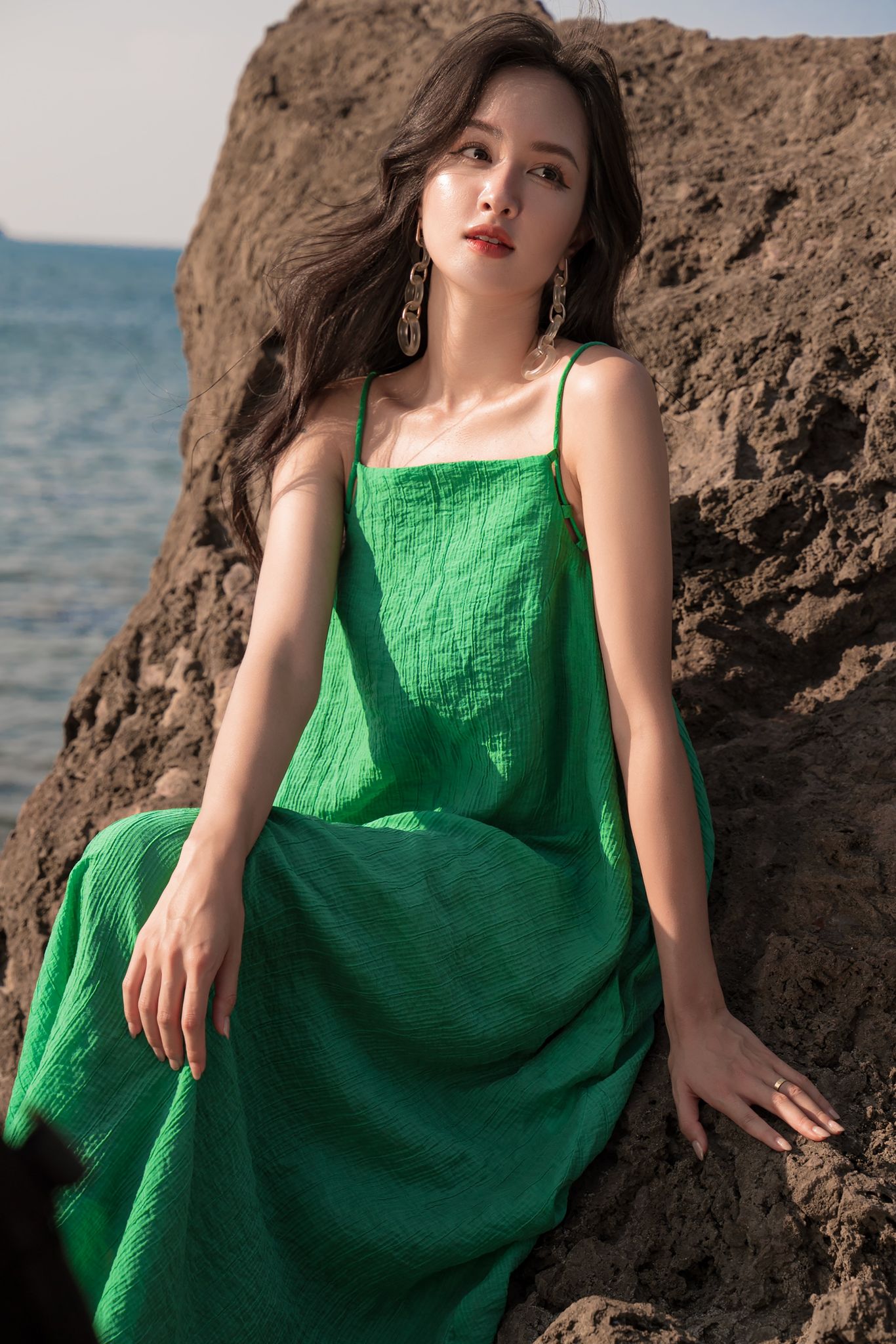 OLV - Đầm Emerald Loose Dress