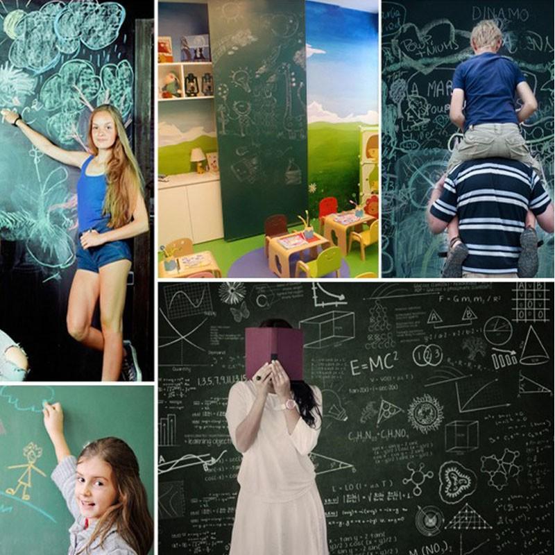 BẢNG DÁN TƯỜNG BẰNG NHỰA PVC CÓ ĐỦ 3 MÀU TRẮNG, ĐEN , XANH, KÍCH THƯỚC : 45X200CM,60X200CM