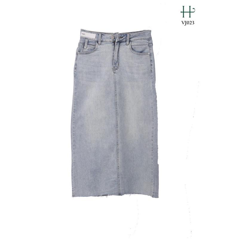 Chân váy Jeans basic -VJ23 - Xanh Jeans