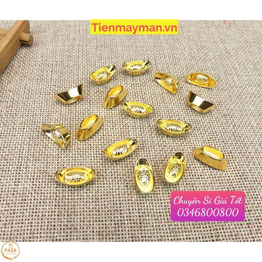 Combo 3 Thỏi vàng Thần Tài KIM NGUYÊN BẢO cỡ 2.8cm , phong thủy hút tài nạp lộc, giàu sang, no đủ...