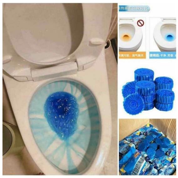 Viên Thả Bồn Cầu Khử Mùi, Tự làm sạch, dễ nhìn Hàn Quốc