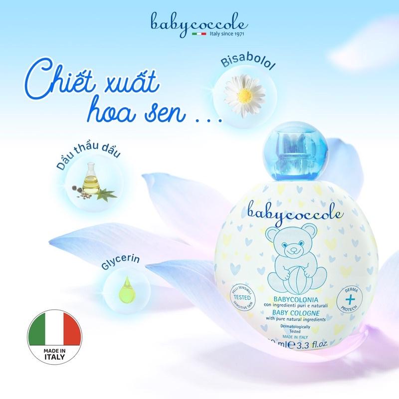 Nước Hoa cho Bé Babycoccole 0M+ Chiết Xuất Hoa Sen 100ml