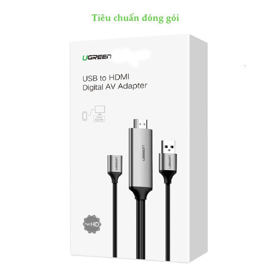 Ugreen 50291 - Kết nối điện thoại, máy tính bảng sang tivi, máy chiếu HDMI chính hãng - Hàng Chính Hãng