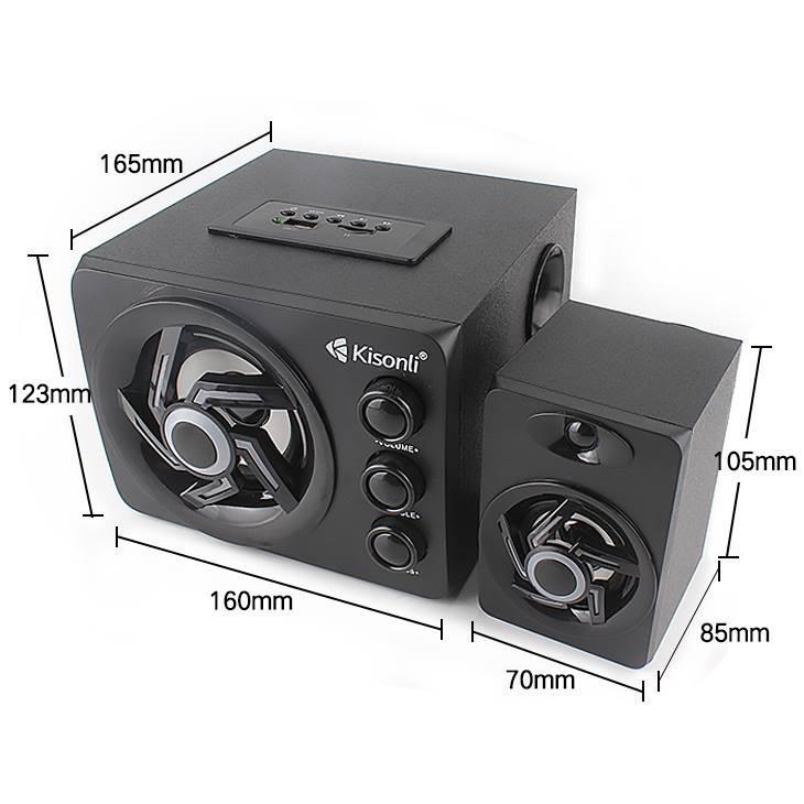 Loa Kisonli Bluetooth 2.1 TM-8000A-Led RGB-Điện AC 220v - JL