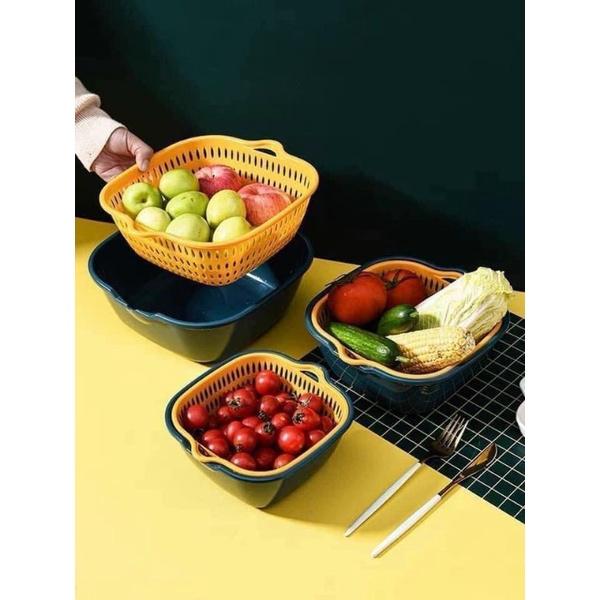 BỘ SET 6 CHẬU KÈM RỔ MỚI SIÊU TIỆN LỢI