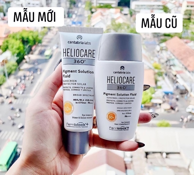 Kem chống nắng Heliocare 360° Pigment Solution Fluid SPF - Bảo vệ vượt trội