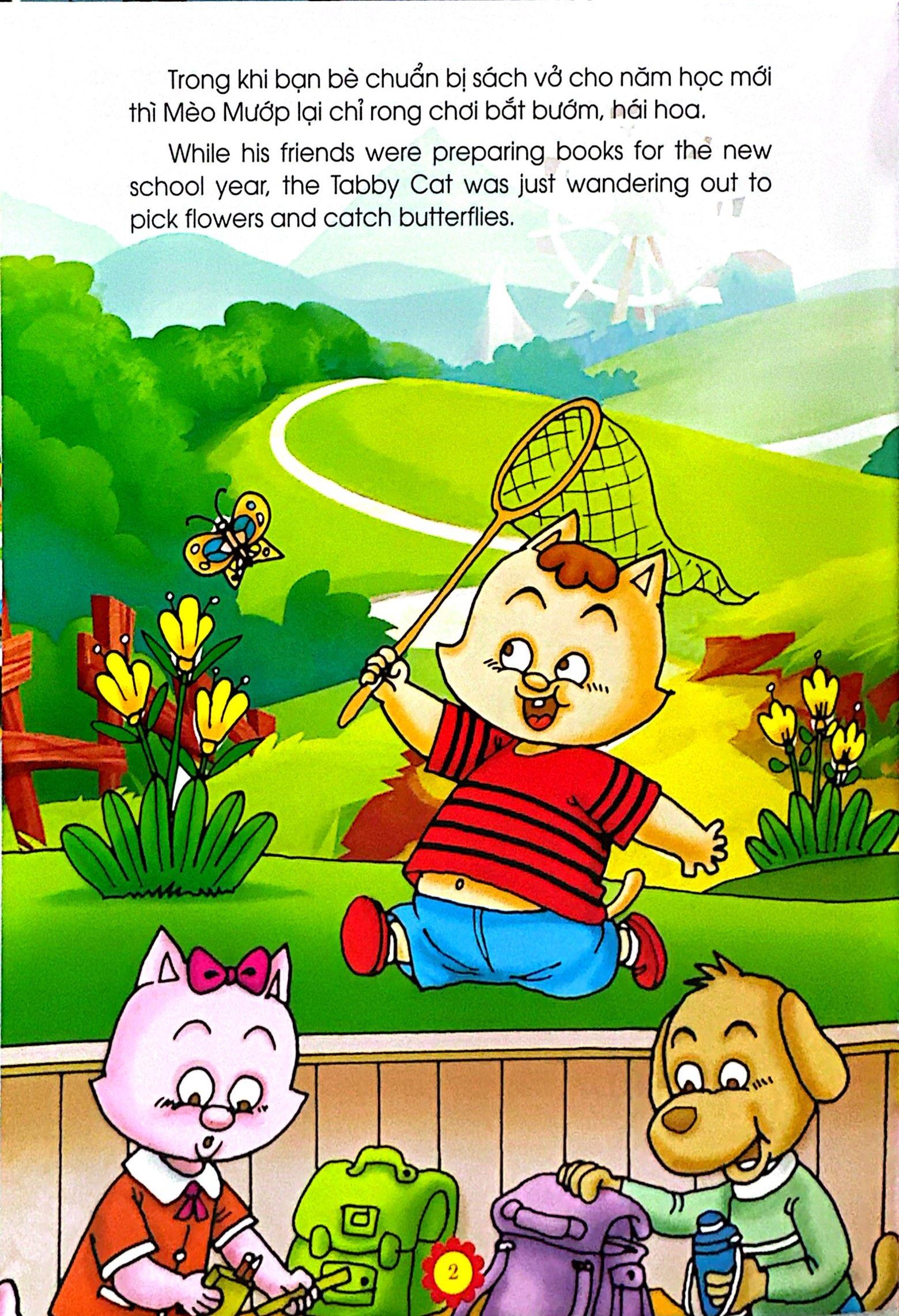 Sách - Truyện Kể Tuổi Thần Tiên - Song Ngữ Anh-Việt - Anh Chàng Mèo Mướp