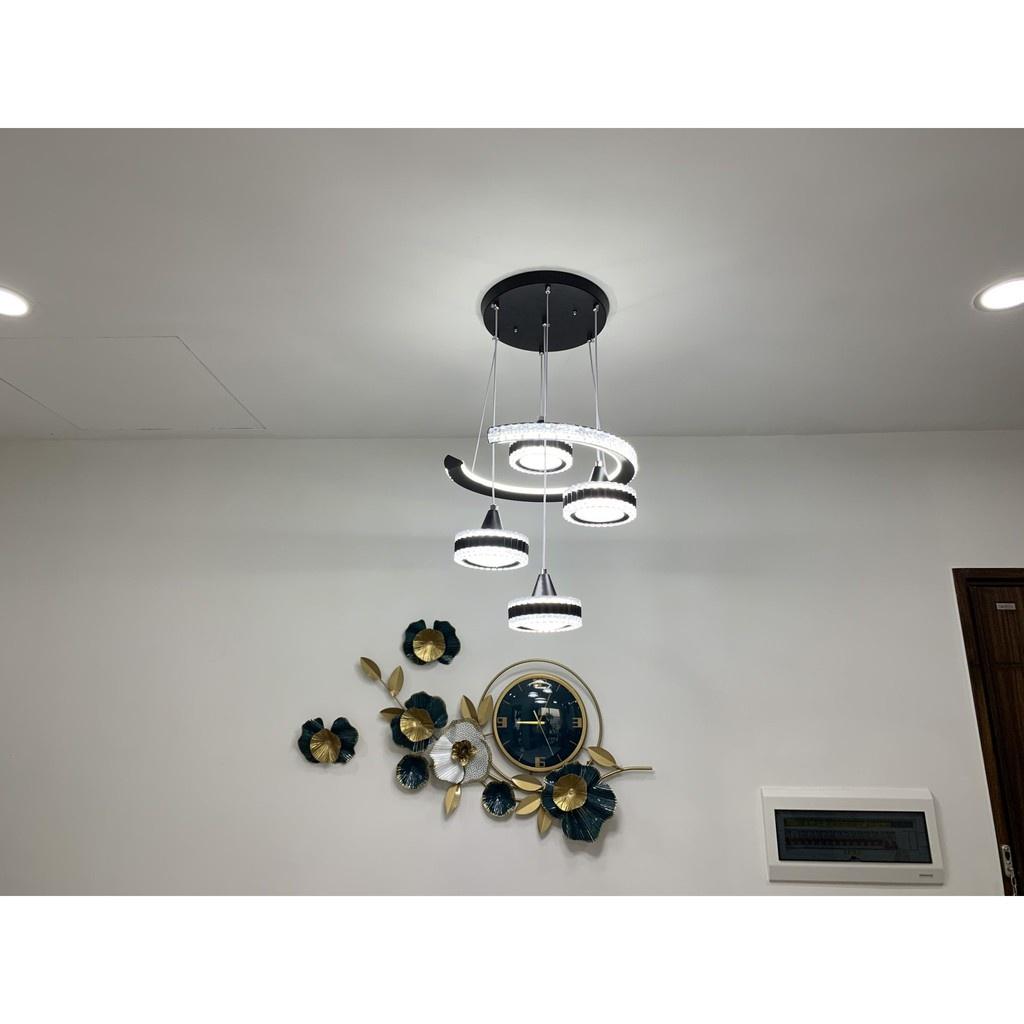 Đèn Thả Trần - Đèn Thả Bàn Ăn Pha Lê Trang Trí Hiện Đại - kèm bóng LED