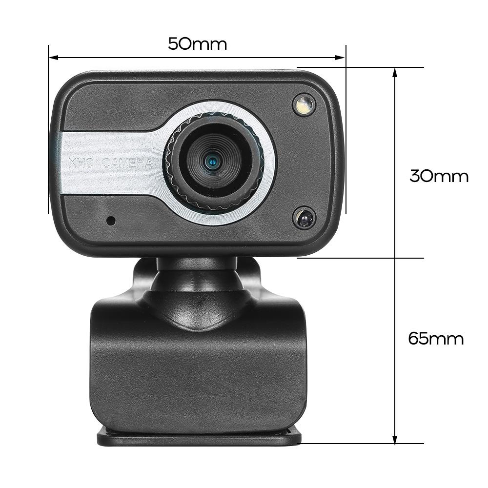 Camera máy tính Web Cam 0.3 Megapixels dạng kẹp, coorngr USB cho PC Laptop