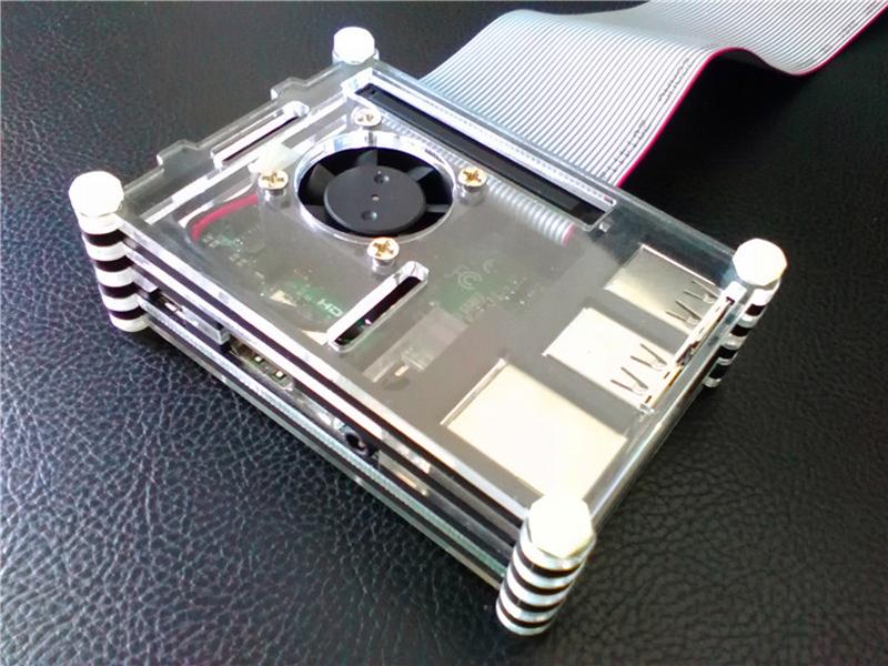 Black Shell Case Box Cover Enclosure for Pi B+/ Pi 2