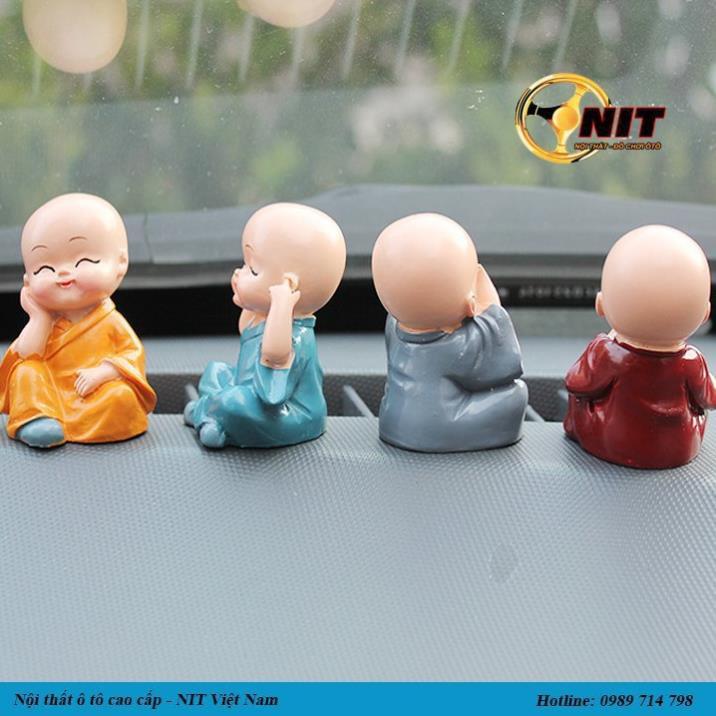 Set 4 tượng " 4 không " chú tiểu
