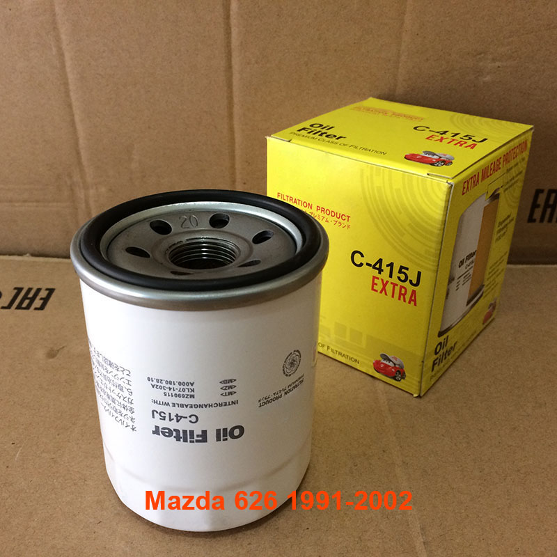Lọc nhớt cho xe Mazda 626 1991-2002 JEY-14-302A mã C415-7