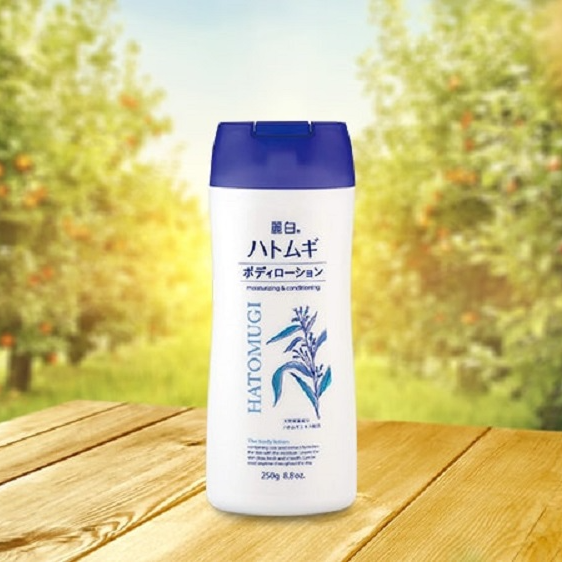 Lotion Dưỡng Thể Ban Đêm Reihaku Hatomugi Body Lotion (Chai 250g)