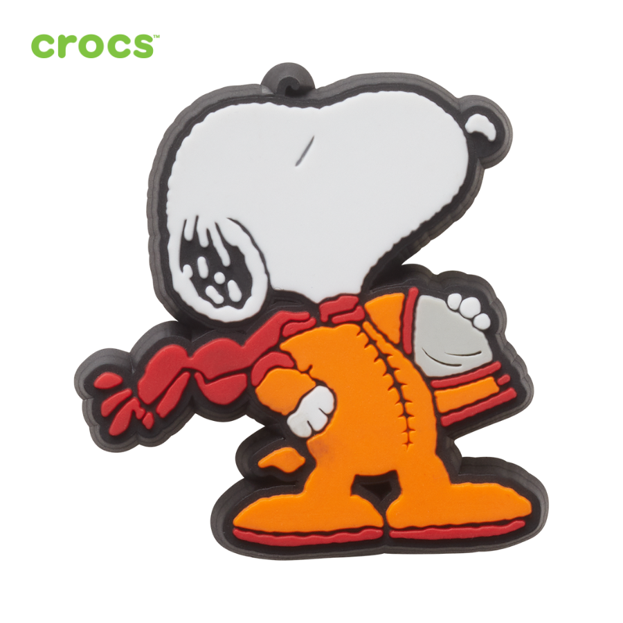 Sticker nhựa jibbitz gắn dép unisex Crocs Peanuts Astronaut Snoopy - 10008309