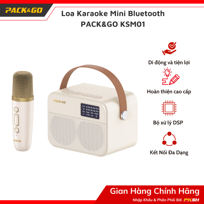 Bộ Loa Mic Karaoke Mini Bluetooth KSM01 – HÀNG CHÍNH HÃNG