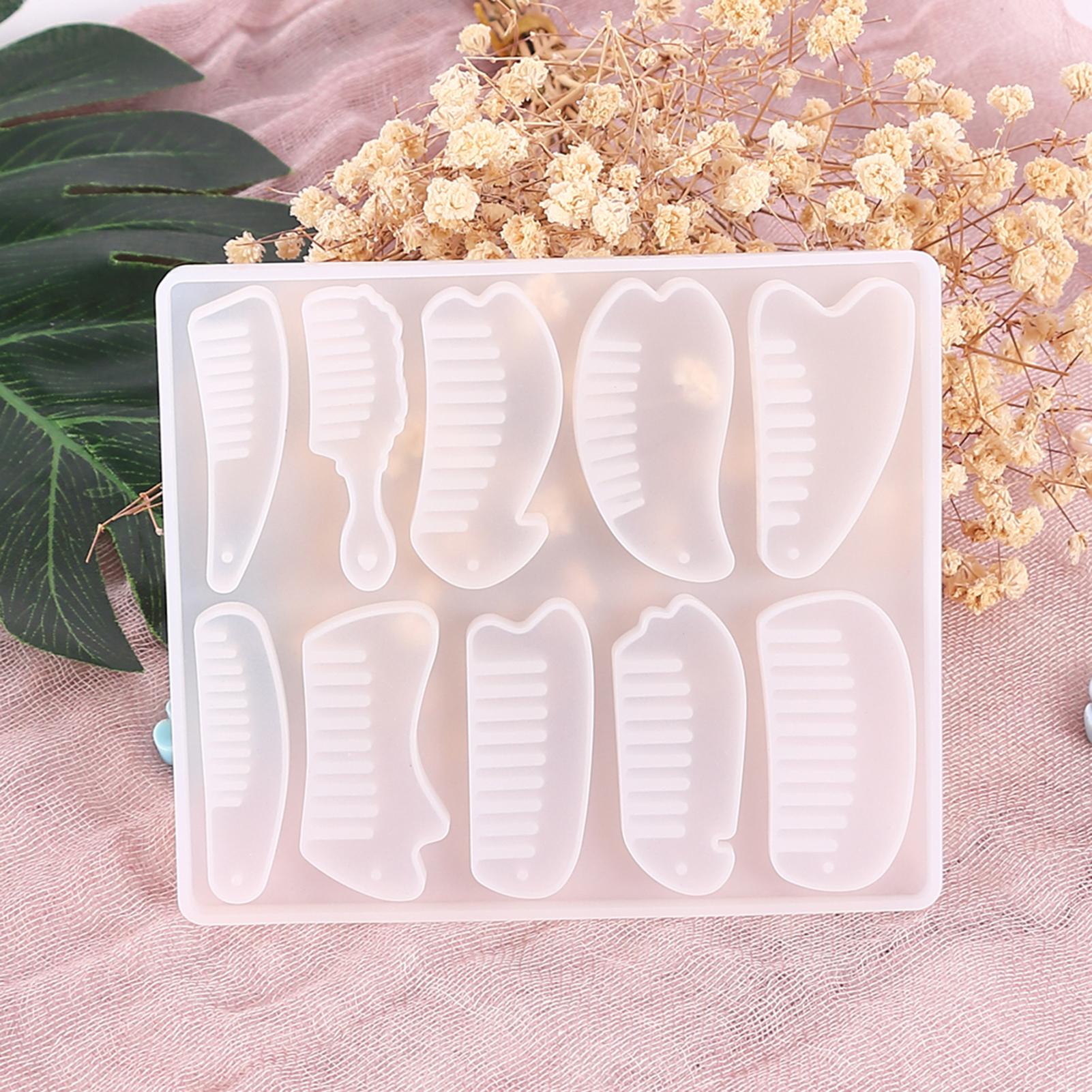 Khuôn Silicone 10 Hình Dạng Tự Làm Đồ Trang Sức Thủ Công Phụ Kiện