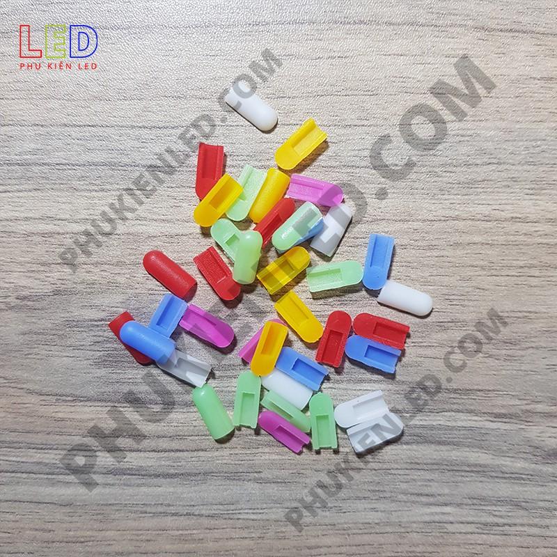 10 Đầu Bịt Dây Led Neon Kích Thước 6x12mm - Nút Bít Dây Led Neon - Đầu chụp Dây Led Neon - Số lượng 10 cái