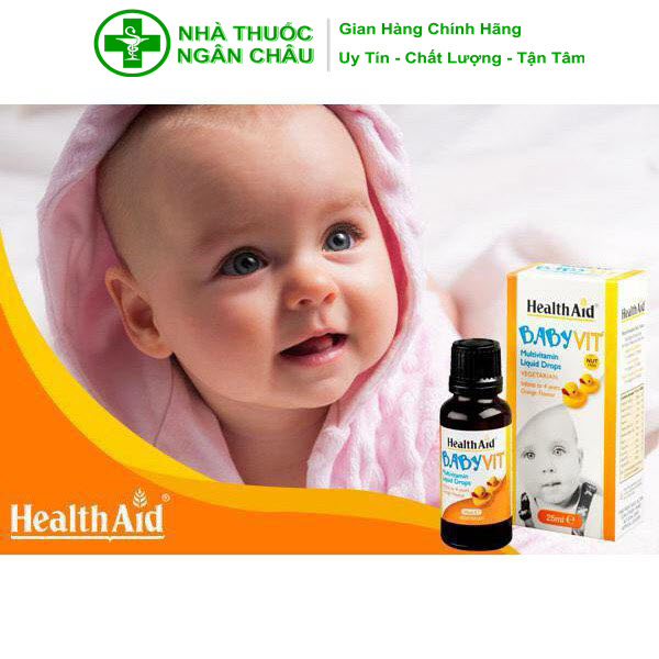 Siro uống cho bé Baby Vit Drop Xuất Xứ Anh Quốc - Hỗ trợ bổ sung vitamin và khoáng chất