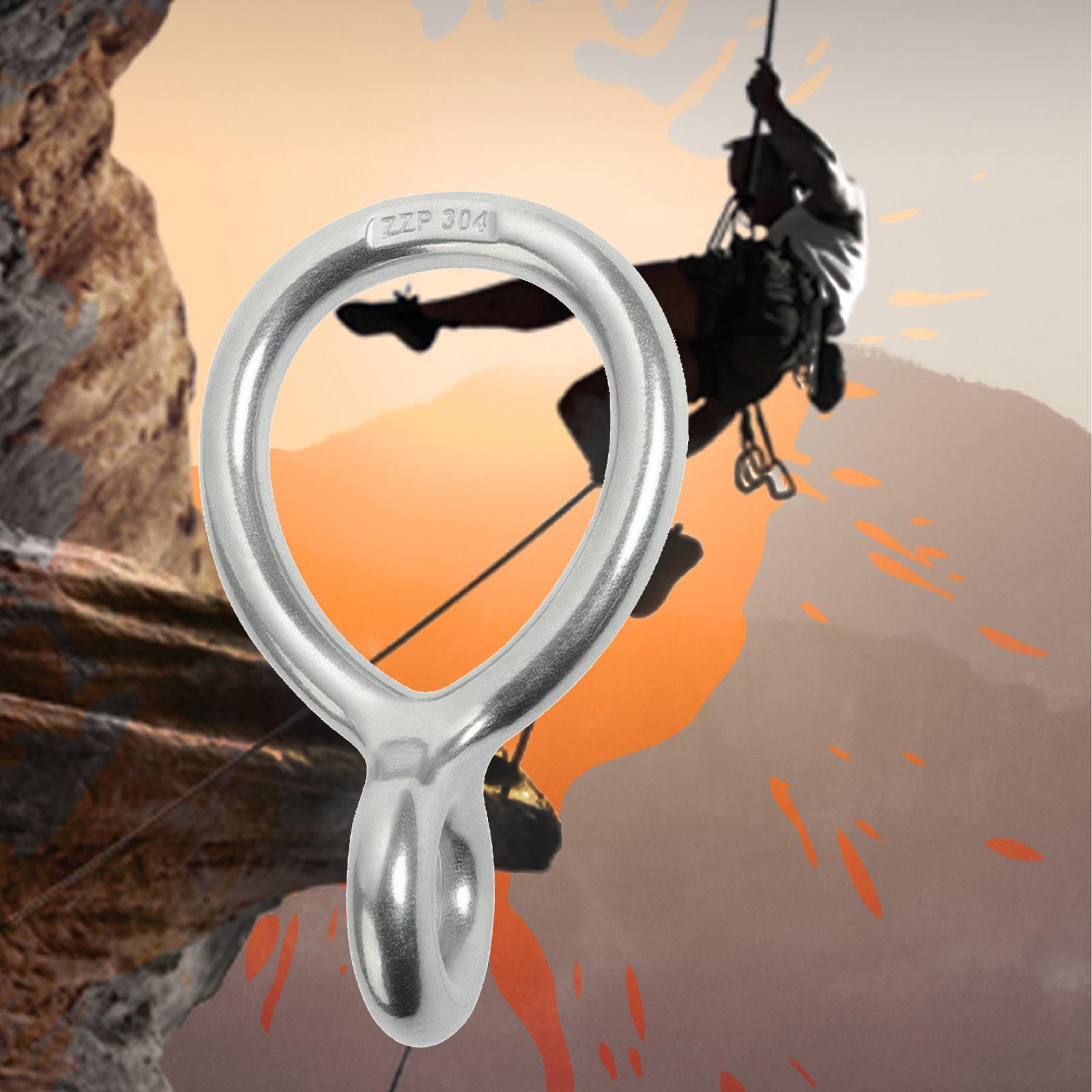 Descender Heavy Duty Belay Device for Rope Rappel Ziplining Outdoor